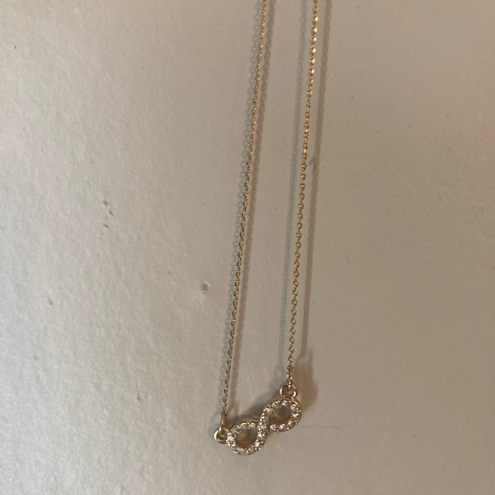 Infinity Necklace with Cubic Zirconia
